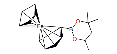 2-Methylpentane-2,4-diol ferrocenylboronate